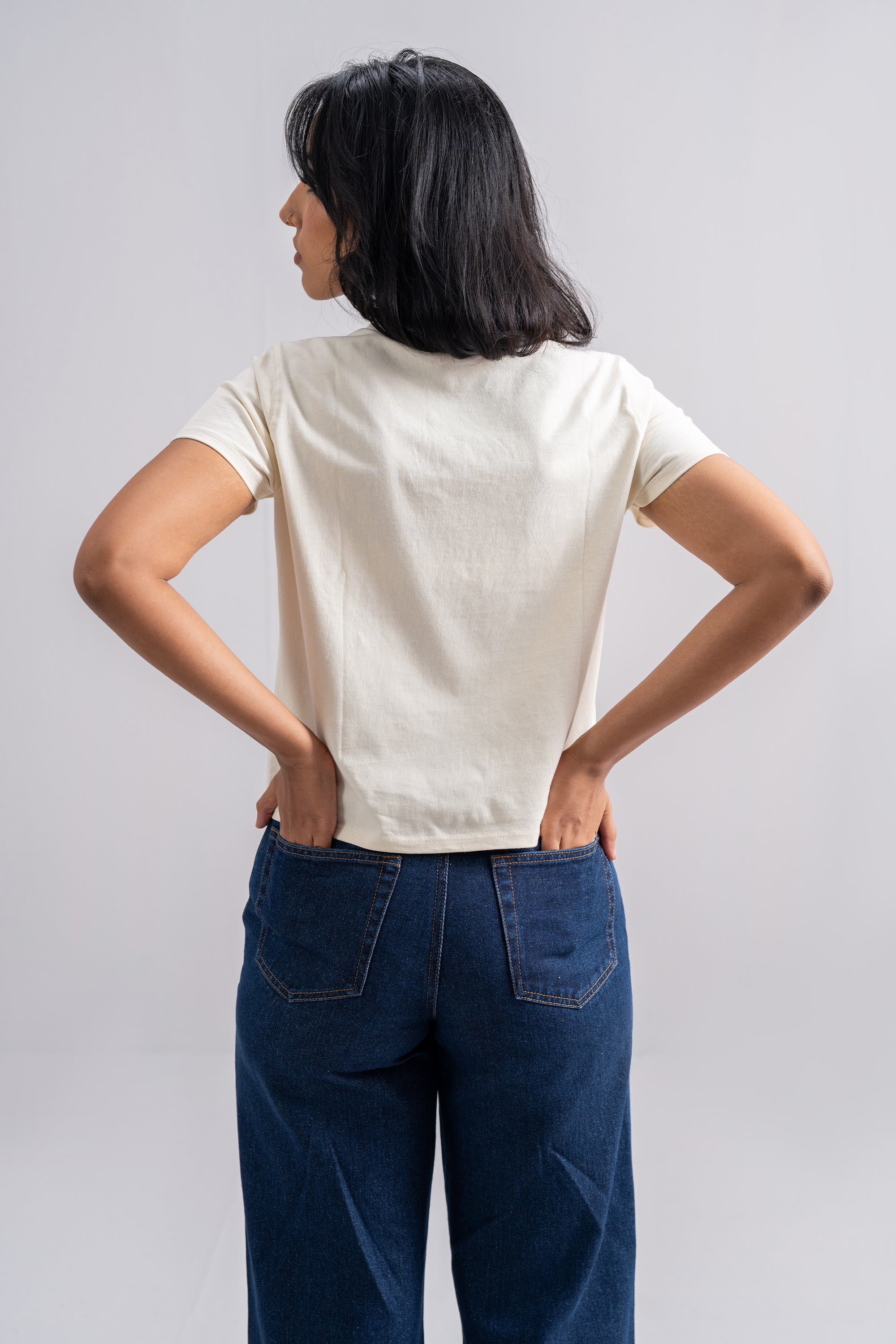 Model is 5'7" and wears size 30.